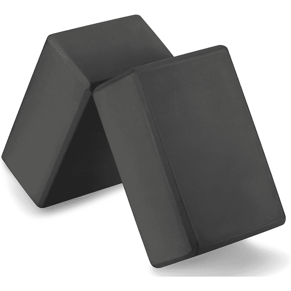 Set of 2 High Density Premium - EVA Yoga Blocks, 9"x6"x4" Each