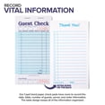 thumbnail image 3 of Cuadernos de cheques para invitados Stock Your Home, color azul (paquete de 10), 3 of 7