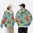thumbnail image 4 of Lsque Retro Seamless Flying Butterflies UPF 50+ Lightweight Sun Protection Men's Women's Long Sleeve Shirt, Hoodie Performance -X-Large, 4 of 9