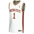 thumbnail image 2 of Male GameDay Greats #1  White Arizona State Sun Devils  Lightweight Basketball Jersey, 2 of 4