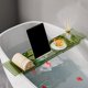 thumbnail image 5 of Bandeja de Almacenamiento Telescópica para Lavabo, Estante de Almacenamiento, Bandeja de Baño, Accesorios para Bañera, Estante de Almacenamiento, Esta verde BLESIY bandeja de bañera, 5 of 8