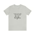 thumbnail image 2 of This House Runs On Love And Laughter Unisex Cotton Jersey Short Sleeve Tee, 2 of 10