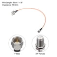 thumbnail image 2 of Adaptador Divisor Coaxial Uxcell RG6 3 Vías F Macho a 2*F Hembras 11.8" 75 Ohm Antena Video Cable Coaxial RG316, 2 of 7