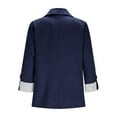 thumbnail image 5 of Dasayo Blazers for Women Dress Blue Business Formal Collared Blazer Jacket Women L, 5 of 8