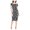 Black - blushedcombo, variant on Rachel Roy Womens Ruched Bodycon Dress, Black, Small