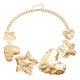thumbnail image 2 of Collar de metal de estilo geométrico exagerado de moda Star Flower Necklace, 2 of 8