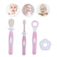 thumbnail image 2 of EeaseMX Cepillo de dientes para niños con cerdas ultrafinas, kit de higiene bucal para bebés (rosa), 2 of 7