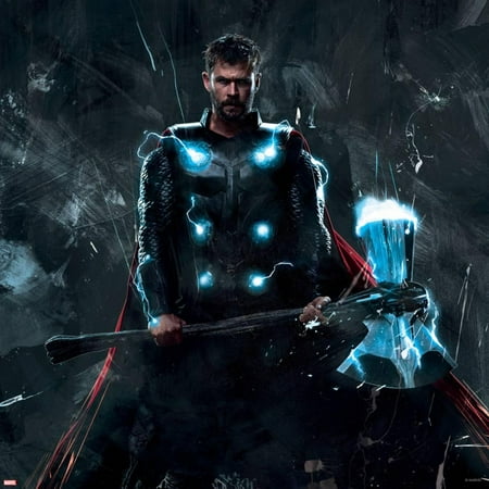 Avengers Infinity War Thor And Stormbreaker Poster 12x12