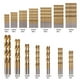 thumbnail image 2 of Juego de 99 brocas HSS de 1,5-10 mm con revestimiento de titanio mixto, brocas helicoidales de acero de alta velocidad, herramientas en caja de almacenamiento, 2 of 5