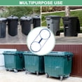 thumbnail image 6 of Uxcell 1-Set Trash Can Locks for Animals, 50-96 Gallon Buckle Type Bungee Cord Raccoons Bear Proof Garbage Strap Lid Garbage Can Lock [Blue], 6 of 6