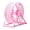Pink, variant on Spinner Hamster Running Wheels with Stand for Hamster Desktop or Cage