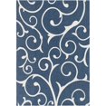 thumbnail image 1 of Unique Loom Decatur Modern Area Rug 5' 2 x 7' 5 Rectangle Navy Blue/Ivory, 1 of 1