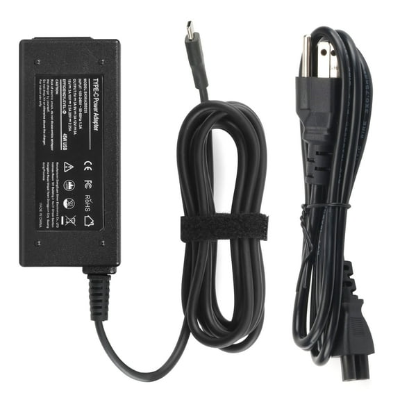 Chromebook 11 14 USB-C Laptop Charger AC Adapter Power Replacement for HP 45W Chromebook Type C Series Notebook Power Supply Cord