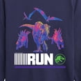 thumbnail image 3 of Jurassic Park - Run Infared Dinos Long Sleeve Graphic T-Shirt, 3 of 5