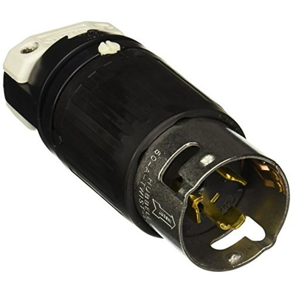 Hubbell CS8365C Plug 3p 4w 50-Amp250-volt AC LKG