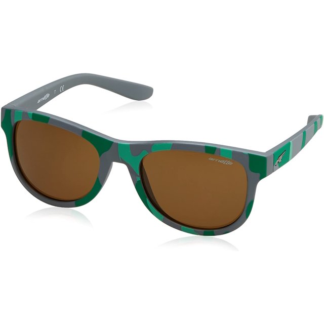 SUNGLASSES - POLARIZED FASHION SUN GLASSES ARNETTE GRAY GREEN UNISEX - MEN AND WOMEN AN4222 235187