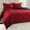 Black/Burgundy, variant on All Season Reversible 3-Piece Comforter Set - King/Cal King, Orange/Chocolate