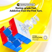 Gan I Carry 4, Smart Speed Cube 3x3 Magnetic, Connected Electronic Bluetooth Magic Cube for Kids Adults, Battery Replaceable Frosted Version