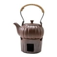 thumbnail image 3 of Tnarru Indoor Teapot with Warmer Base Small Boil Water Pot Easy to Clean 13oz Personal Tea Kettles for Home Restaurant Camping Hotel, 3 of 8