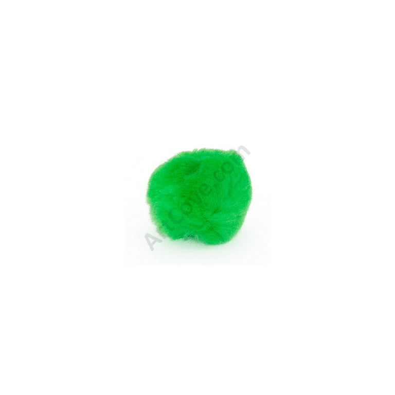 Acrylic Pom Pom, 12mm, 1,000-pc, Neon Green