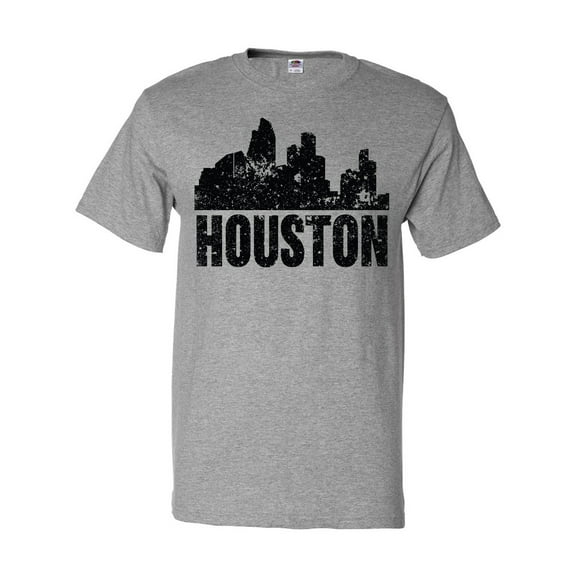 Inktastic Houston Skyline Grunge T-Shirt