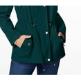 thumbnail image 3 of Charter Club Women's Water-Resistant Hooded Anorak Jacket  Dark Green Size Extra Small, 3 of 3
