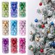 thumbnail image 2 of 24 piezas de decoración para árbol de Navidad, bolas de Navidad, colgantes para fiestas de Navidad, adornos navideños para el hogar, accesorios de bricolaje, 2 of 5