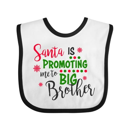 

Inktastic Santa is Promoting Me to Big Brother Gift Baby Boy Bib