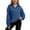 Dark Blue, variant on Women'S Sweatshirt Women's Solid Color Sweatshirt Women's Half Zip Pocketed Long Sleeve Pullover Hoodie For Sports & Leisure