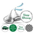 thumbnail image 1 of Darling Souvenir Lil Man is Turning 2nd Birthday Stickers chocolate Labels 190 Pcs-Green, 1 of 1