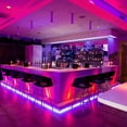 thumbnail image 1 of Strip Lights, 16.4ft RGB LED Light Strips Kit with Remote Control, Color Changing LED Strip Lights for Bedroom, Room, Kitchen and TV Decoration, 1 of 8