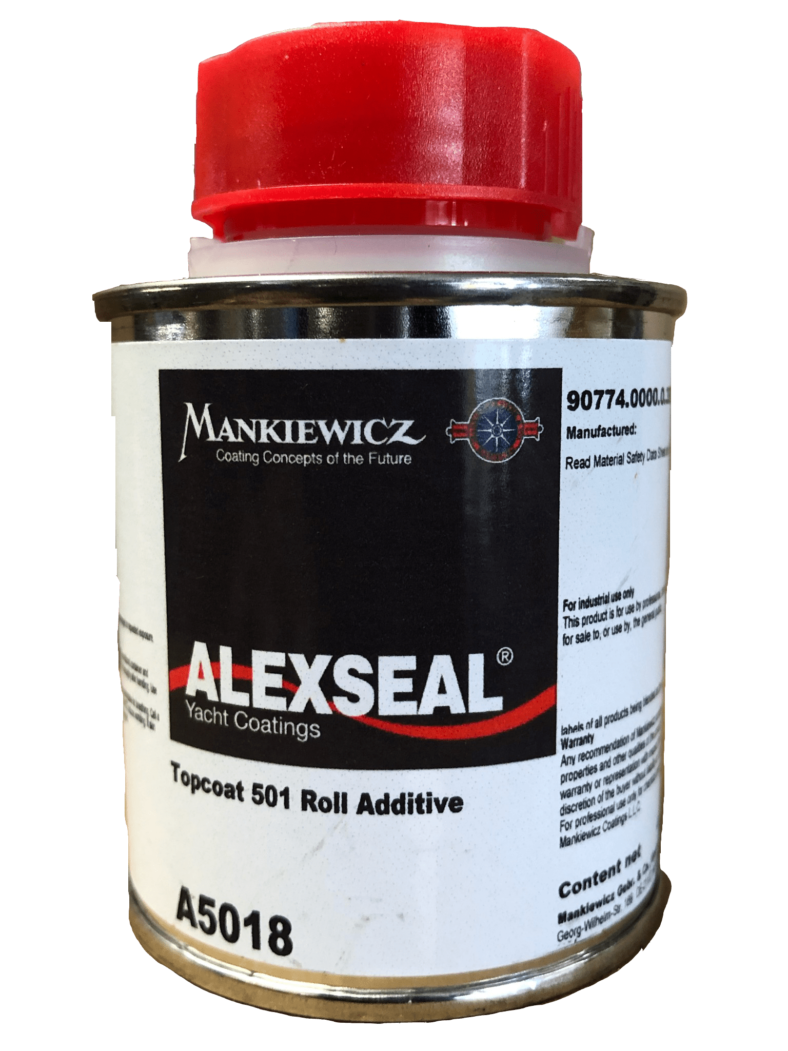 ALEXSEAL A5018 TOPCOAT 501 ROLL ADDITIVE 4oz New Product