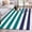 Teal, variant on Round Rugs 3Ft, Anchor Gray Round Area Rug Washable Indoor Throw Carpet, Modern Navy Blue White Striped Nautical Small Non Slip Circle Rug for Bedroom Living Room Home Decor Aesthetic