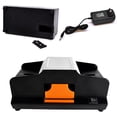 thumbnail image 1 of Automatic Card Shuffler with Dual Shuffling Modes,  Fast Portable Professional Electric Card Shuffler for UNO, Home Party Poker, Blackjack, Texas Hold'em, Plug/Battery Operated, 1 of 7