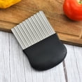 thumbnail image 2 of Heavy Duty Stainless Steel Crinkle Cutter, Wavy Chopper Knife Non-slip Design, Ergonomic Handle for Safe Kitchen Tools, Easy Clean up Dishwasher Safe, 2 of 5