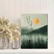thumbnail image 2 of Qisvanset Framed Canvas Wall Art 12x16 Inch Sage Green God Is Good Baptism Digital Print Art, 2 of 5