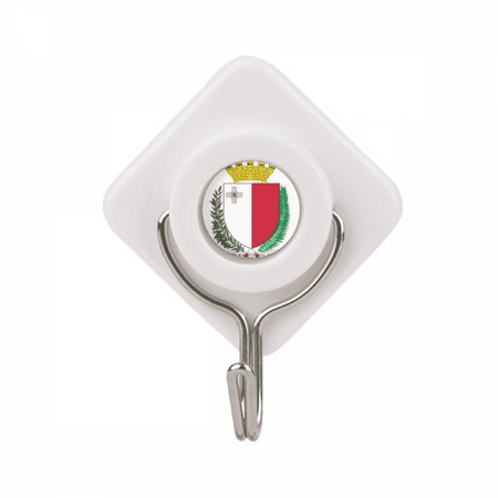 

Malta Europe National Emblem Adhesive Wall Hooks Hanging Self Sticky