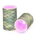 thumbnail image 2 of ALAZA Green Scales 2 PCs LED Flickering Flameless Candles with Remote Timer Battery Operated Candle, 2 of 7