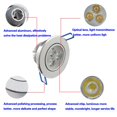 thumbnail image 4 of Toystoory Foco empotrable de luz de techo LED regulable de 3 * 3W Blanco frío 100-140V Iluminación y accesorios Frío Toystoory HA025577-01, 4 of 6