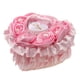 thumbnail image 2 of Forma de corazón Rose decorada Pendiente Colgante Joyero Caja Titular Blanco Rosado Sunnimix Caja de joyería, 2 of 6