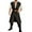 Black%GC100, variant on SJLDQY Carnival Mens Pirate Dress Up Fashion Velvet Vest Outfits Party Funny Stage Performance Clothes Set