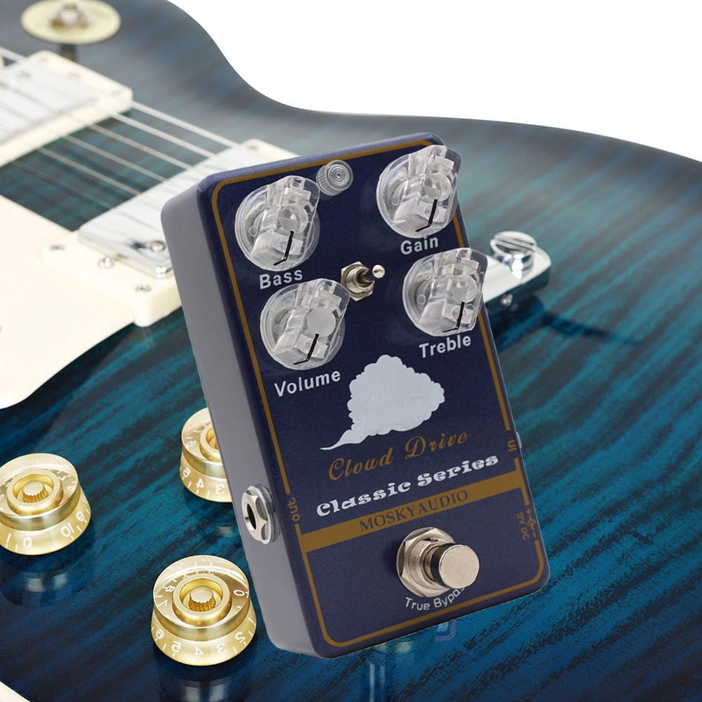 Compact and Reliable Audiol Overdrive Distortion Effect Pedal for Electric Guitar Ideal for Various Musical Styles