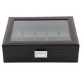 thumbnail image 1 of Oubit Watch Box,10Slot Watch Box Travel Watch Case Watch Travel Case Luxury Finish, 1 of 9