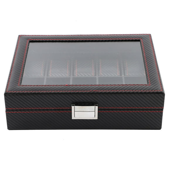 Oubit Watch Box,10Slot Watch Box Travel Watch Case Watch Travel Case Luxury Finish