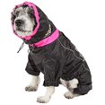 thumbnail image 3 of Command JKHL8BKXL Weather - King Ultimate Windproof Full Bodied Pet Jacket- Extra Large - Black, 3 of 5