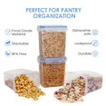 thumbnail image 4 of Food Storage Container with Lid Snap Tight Food Container for Food Storage Management  A, 4 of 8
