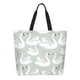 thumbnail image 1 of Balery White Birds Bolsa Tote Estilo Estético con Cremalleras, Bolsa de Hombro, Bolsa de Compras Grande y Plegable, 1 of 7