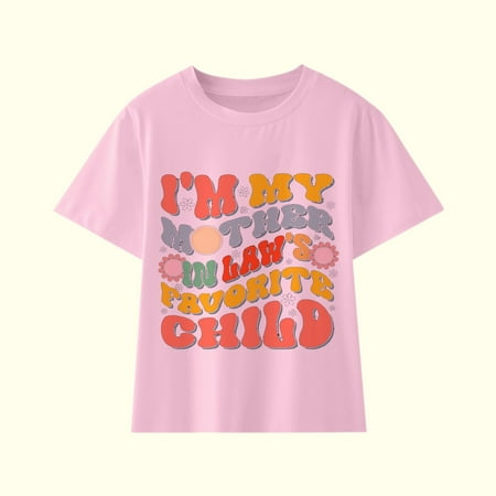 

Vivianyo HD Girl s Toddler T-shirt Tops Toddler Baby Boys Girl Comfortable Solid Color Print Short Sleeve Cotton T-shirt Top Flash Picks Pink