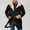 Black, variant on Mens Winter Coats Vintage Suede Patchwork Lamb Long Jacket Trucker Warm Casual Coat Overesized Thick Trench Coat