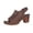 Coffee, variant on Women's Platform Sandals Sling Wedge Sandals Hollow-Out Low Heel Open Toe Ankle Boots Cutout Shoes Slingback Sandals Gray 36